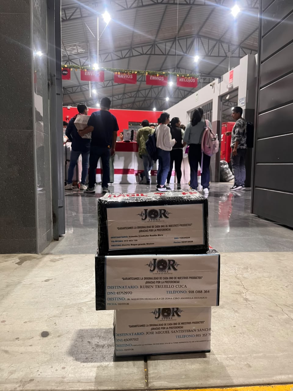 Entrega real de JOR STORE 1