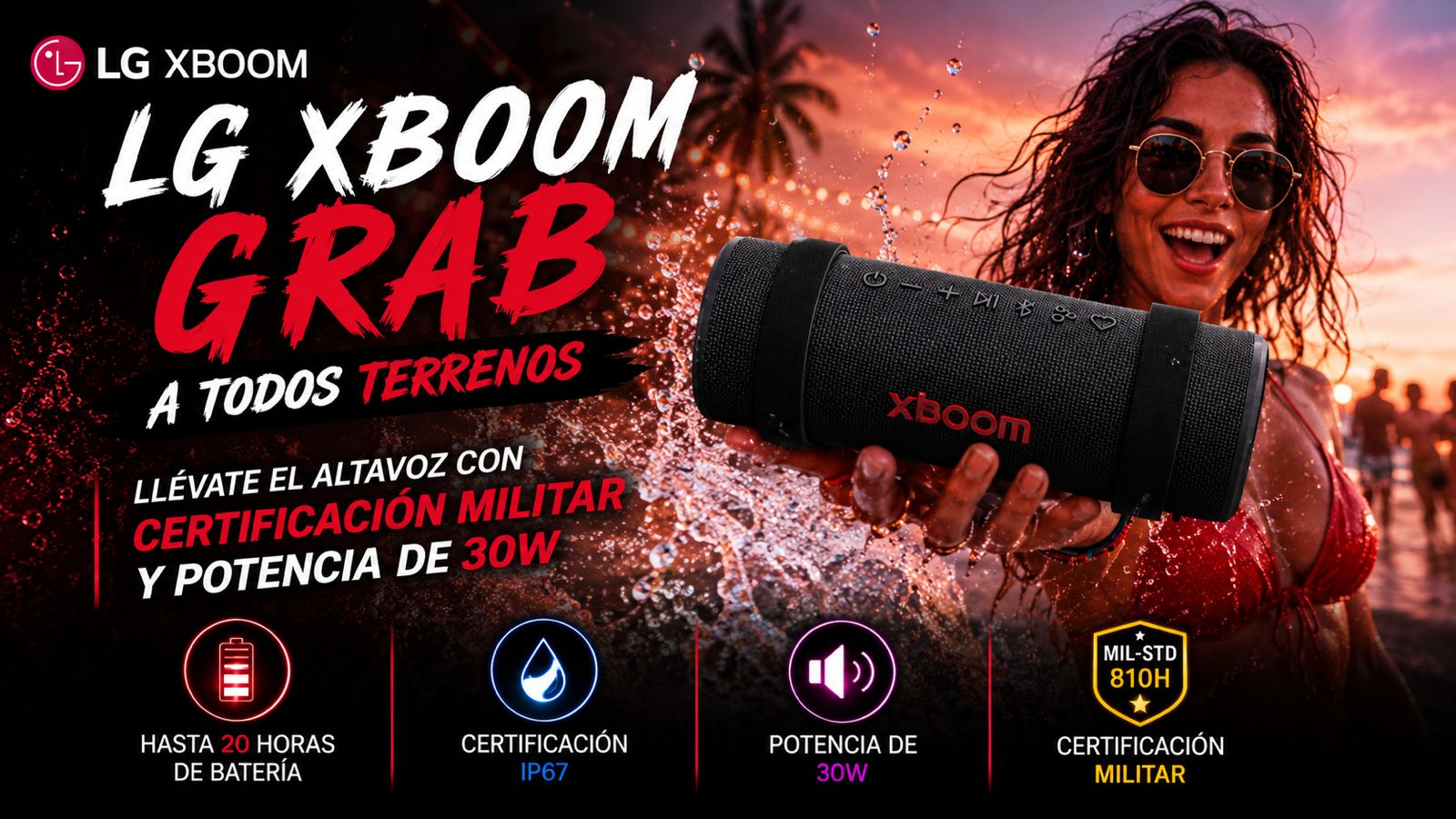LG XBOOM Grab