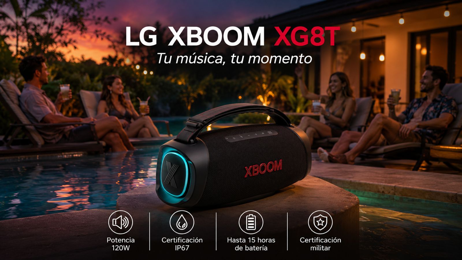 LG XBOOM XG8T
