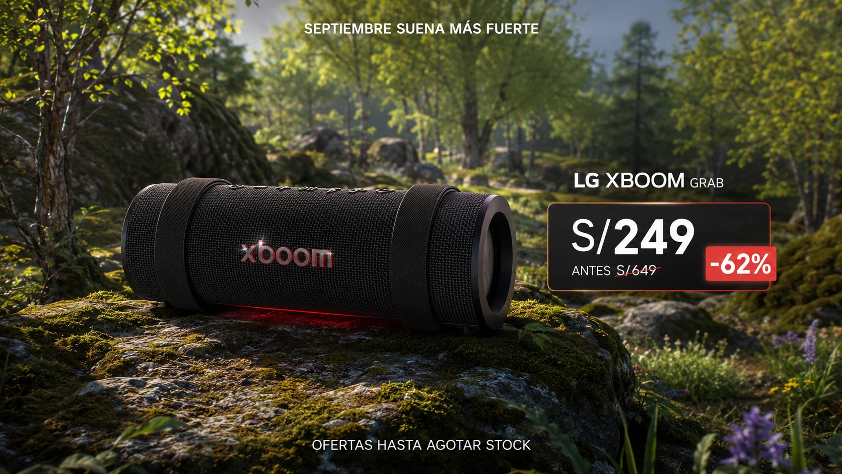 LG XBOOM Grab en oferta a S/249